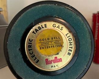 Vintage Maruman Electric Table Gas Lighter