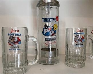 Warner Bros Diner Glassware