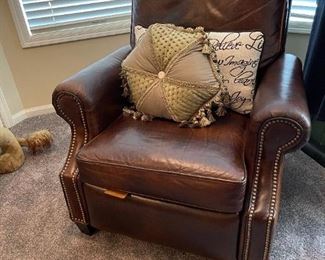 Comfort Design Adams Best Leather Pushback Recliner