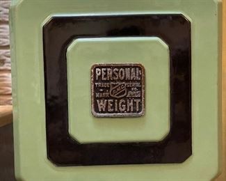 PEONY PARK 5¢ Operated Weight Scale Machine