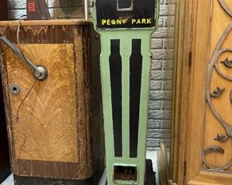 PEONY PARK 5¢ Operated Weight Scale Machine