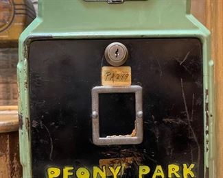 PEONY PARK 5¢ Operated Weight Scale Machine