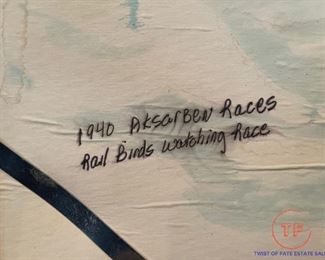 1940 Photo Aksarben Horse Races 