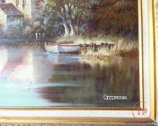 Original Framed Oil on Canvas by G CLOSSON