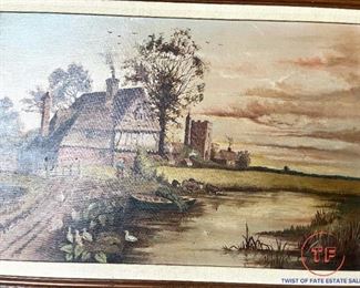 Original Framed Oil on Canvas by C.H. SCHROEDER