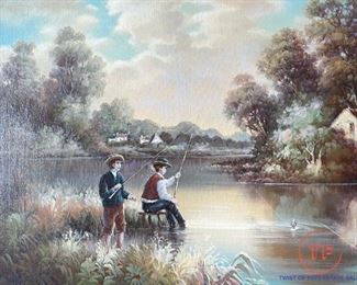 Original Framed Oil on Canvas by G CLOSSON