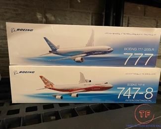 Boeing 1/200 Scale Diecast Airplane Models - New In Box