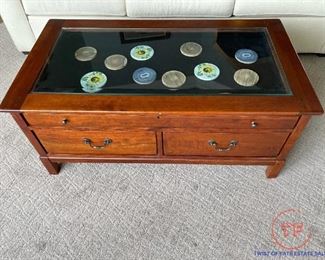 BOB TIMBERLAKE by Lexington Mission Style Display Coffee Table