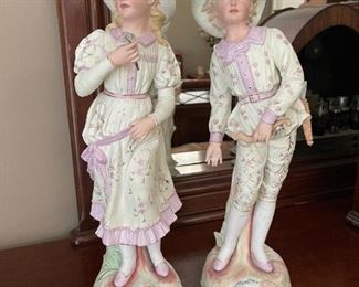 RUDOLSTADT Germany Bisque Figurines