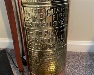 Antique "The Home Guard" Fire Extinguisher