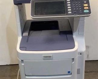 Located in: Chattanooga, TN
MFG Toshiba
Model FC-287CS
Power (V-A-W-P) 110-120V, 50/60Hz, 8 Amp
Studio287CS Color MFP
Size (WDH) 20 1/2" x 23 1/2" x 42 3/4"
Copy, Scan, Print, Fax
Includes Power Cord
**Sold As Is Where Is**
Tested-Works