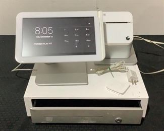 Located in: Chattanooga, TN
MFG Clover
Tablet POS & Cash Drawer
(1) Receipt Machine:
Clover
S/N P010UQ74650282
M/N P100
(1) Tablet:
Clover
S/N C010UQ74650282
M/N C100
(1) Cash Drawer
Clover
S/N D0UH71353009
M/N D100
Drawer Does Not Latch

*Sold As Is Where Is*

SKU: K-5-C
Powers On