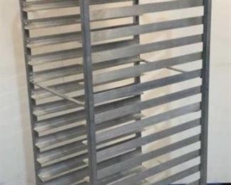 Located in: Chattanooga, TN
Rolling Aluminum Bakery Rack
Size (WDH) 20 1/4"W X 26"D X 64 1/2"H
18 Layer
*Sold As Is Where Is*