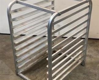 Located in: Chattanooga, TN
Aluminum 18" Wide Bakery Rack
Overall Size - 20-1/4"W x 26"D x 32-3/4"H

**Sold as is Where is**