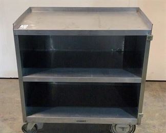 Located in: Chattanooga, TN
MFG Lakeside
Stainless Steel Cart
Size (WDH) 21"W x 35-1/2"D x 37"H

**Sold as is Where is**