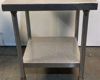 6 Image(s)
Located in: Chattanooga, TN
Rolling Stainless Steel Table
Size (WDH) 26 1/4"W x 26 1/4"D x 34 1/4"H
**Sold As Is Where Is**

SKU: I-FLOOR