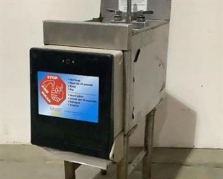 Located in: Chattanooga, TN
MFG Glass Tender
Model HSA-12
Underbar Hand Sink Unit
Size (WDH) 12"Wx24"Dx37"H
With Paper Towel Dispenser Attached
*Sold As Is Where Is*