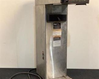 Located in: Chattanooga, TN
MFG Bunn
Model ITCB-DV HV
Ser# IHV0003353
Power (V-A-W-P) 120V - 60Hz - 14A - 1700W - 1P
Brewer
Size (WDH) 10"W x 24-1/2"D x 34-1/4"H
With Hot Water Dispenser
**Sold as is Where is**

SKU: P-3-A
Unable to test