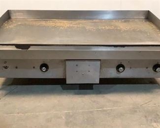 Located in: Chattanooga, TN
MFG Hatco
Model CG41
Ser# CF-1006320 D06
Power (V-A-W-P) 208V, 28.8KW, 3/1PH, 50/60Hz
Flat Top Grill
Size (WDH) 48-1/4"Wx28"Dx17"H
**Sold As Is Where Is**

SKU: A-4