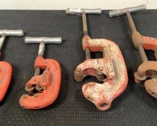 Located in: Chattanooga, TN
MFG Ridgid
Pipe Cutters
(1) 1/8" - 2"
(1) 3/4" - 2"
(2) 2" - 4"

**Sold as is Where is**
