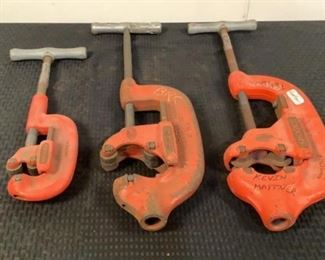 Located in: Chattanooga, TN
MFG Ridgid
Pipe Cutters
(1) 1/8" - 2"
(1) 2" - 4"
(1) 2-1/2" - 4"
**Sold as is Where is**
