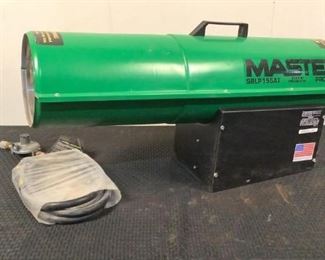 Located in: Chattanooga, TN
Condition "Unused"
MFG Master
Model SBLP155AT
Ser# 010040772
Propane Heater
Size (WDH) 10-1/4"W x 32"L x 16"H
120V/60Hz Single Phase 2.2A
150,000BTU/Hr at 9.75" Water Column