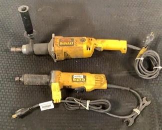 Located in: Chattanooga, TN
MFG DeWalt
Power (V-A-W-P) 120 Volts
Die Grinders
(1) 1/2"
(1) 2"

**Sold as is Where is**
Tested Works