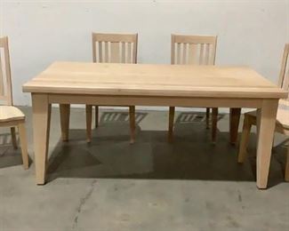 Located in: Chattanooga, TN
Table w/ Chairs
Size (WDH) 72"W X 39 1/4"D X 30"H
(4) Chairs
*Sold As Is Where Is*