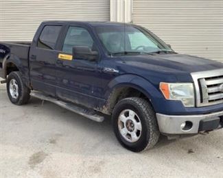VIN 1FTFW1EF2BKD62771
Year: 2011 Make: Ford Model: F-150 Trim Level: XLT Crew Cab
Engine Type: 6.2L
Transmission: Automatic
Miles: 179,181
Color: Blue
Driveline: 4WD
Located In: Chattanooga, TN **Sold As-Is Where Is**
Operational Status: Runs and Drives
Power Windows
Power Locks
Power Mirrors
Manual Seats
Cloth Interior

2-27
