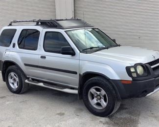 VIN 5N1ED28T64C645272
Year: 2004 Make: Nissan Model: Xterra Trim Level: SE
Engine Type: 3.3L V6
Transmission: Automatic
Miles: 249,717
Color: Silver
Driveline: 2WD
Located In: Chattanooga, TN
Operational Status: Runs and Drives
**Service Engine Soon Light is On**
**Driver Windshield Wiper does NOT work**
**Brakes are Soft Then Clamp Down Hard**
**Windshield is Cracked**
Power Windows
Power Locks
Manual Seat
Cloth Interior

**Sold as is where is**

**Sold on TN Title**

2-8