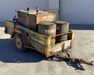 Trim Level: 9’ Oil Waste Trailer
Buyer Premium 10%
Located in: Chattanooga, TN **Sold As-Is Where Is**
Trailer Overall Size - 152"L x 65”W
Oil tank size - 36”W x 48”L x 37”H

**Sold as is Where Is*