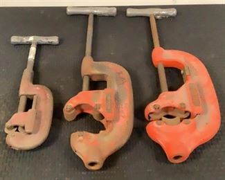 Located in: Chattanooga, TN
MFG Ridgid
Pipe Cutters
(1) 1/8" - 2"
(1) 2" - 4"
(1) 2-1/2" - 4"

**Sold as is Where is**