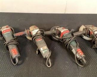 Located in: Chattanooga, TN
MFG Metabo
Power (V-A-W-P) 120 Volts
6" Angle Grinders
**Sold as is Where is**
Tested Works
