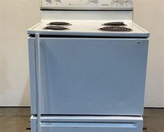 Located in: Chattanooga, TN
MFG Maytag
Model MER4110AAW
Ser# 13208984YS
Power (V-A-W-P) 120/240V, 9.9Kw, 120/208V, 7.8Kw, 1Ph
Electric Stove/Oven Range
Size (WDH) 30"Wx25-1/2"Dx45-1/2"
*Sold As Is Where Is*
Unable To Test