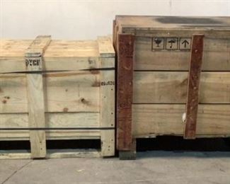 Located in: Chattanooga, TN
Wooden Crates
(1) 32-3/4"Wx24"Dx23-1/4"H
(1) 32-1/2"Wx27-1/2"Dx28-3/4"H

**Sold As Is Where Is**

SKU: P-6-A