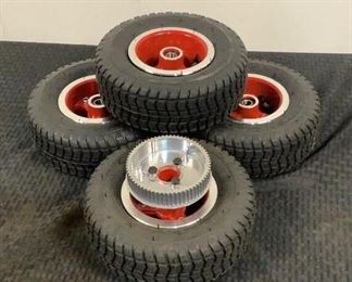 Located in: Chattanooga, TN
Set of 8-1/2" Wheels "One Geared"
9x3.50-4

**Sold as is Where is**

SKU: H-2-A
