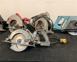 Located in: Chattanooga, TN
Circular Saws
MFR's - Skilsaw, Black & Decker

**Sold as is Where is**

SKU: H-3-E
Tested Works