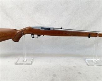 Serial - 0004-89694
Mfg - Ruger
Model - 10/22
Caliber - 22LR
Barrel - 18.5"
Type - Rifle, Semi Automatic
Located in Chattanooga, TN
Condition - 3 - Light Wear
This lot contains a Ruger 10/22 chambered in .22LR. This 10/22 is a unique TALO edition with a Mannlicher walnut stock and stainless steel barrel. It comes with a 10 round detachable box magazine.