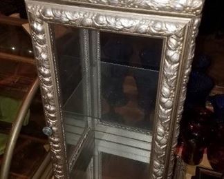 Vintage 2 pcs. table top display case