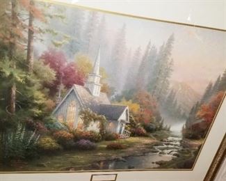 Thomas Kinkade "The Forest Chapel"