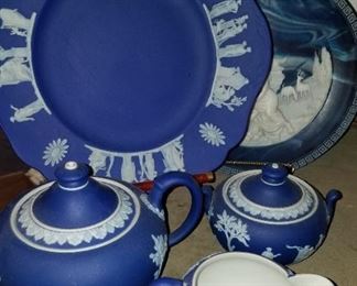 Wedgwood dark blue 4pcs. set
