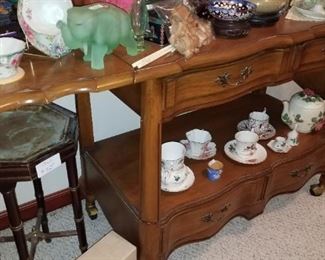 Vintage serving cart