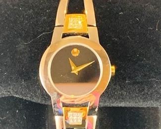 Movado Watch 1 Silver Toned