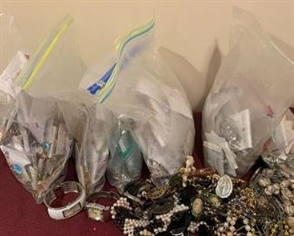 Mystery Collection of Damaged FashionCostume Jewelry