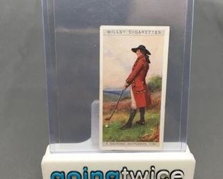 Vintage Wills Cigarettes A COUNTRY GENTLEMAN Golfer Vintage Tobacco Card