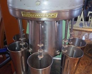 Antique milkshake machine