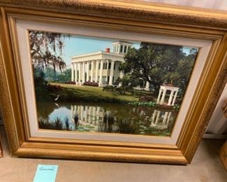 32- Greenwood plantation 30” x 24” original painting by James L. Kendrick III(American Louisiana 1946-2013) $595 - REDUCED TO $400