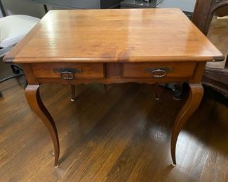 French Provençal style table desk 32”L x 25”D x 29”H $375 REDUCED TO $275