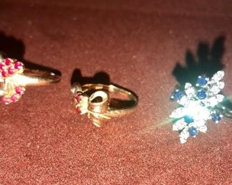 14k gold rings
