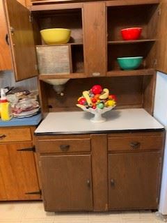 Antique Flour Cabinet